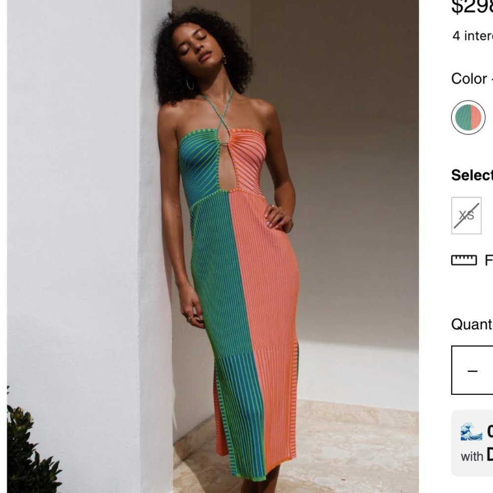 Solid & Striped The Lisa Dress Size M